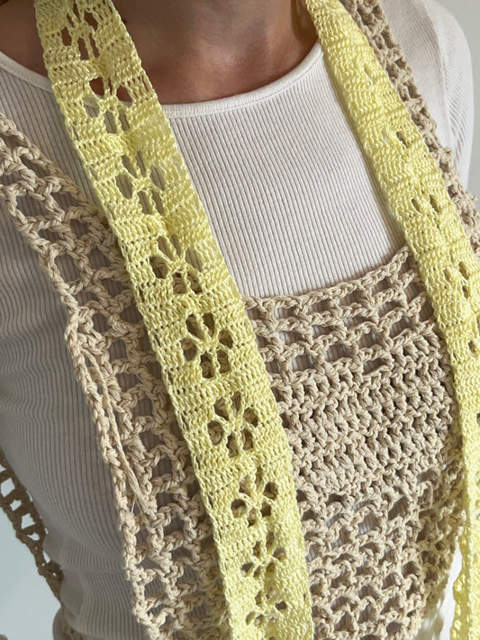 Versatile Crochet Belt/Necktie – Crochet Pattern (PDF)