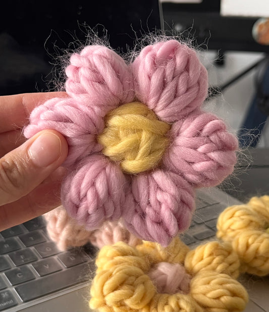 Wool Flowers – Crochet Pattern (PDF)