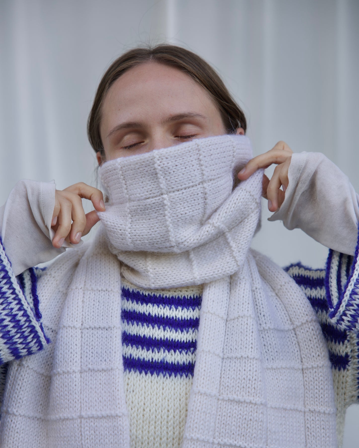 Soft Mosaic Scarf - PDF Pattern