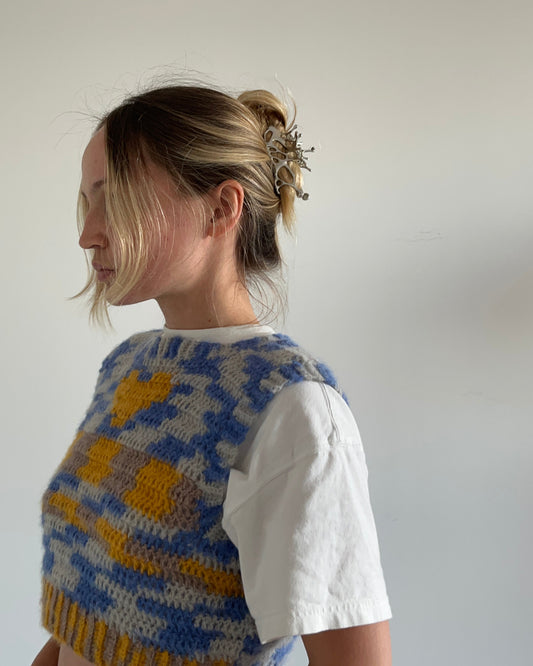 Alpaca vest - Crochet Pattern (PDF)