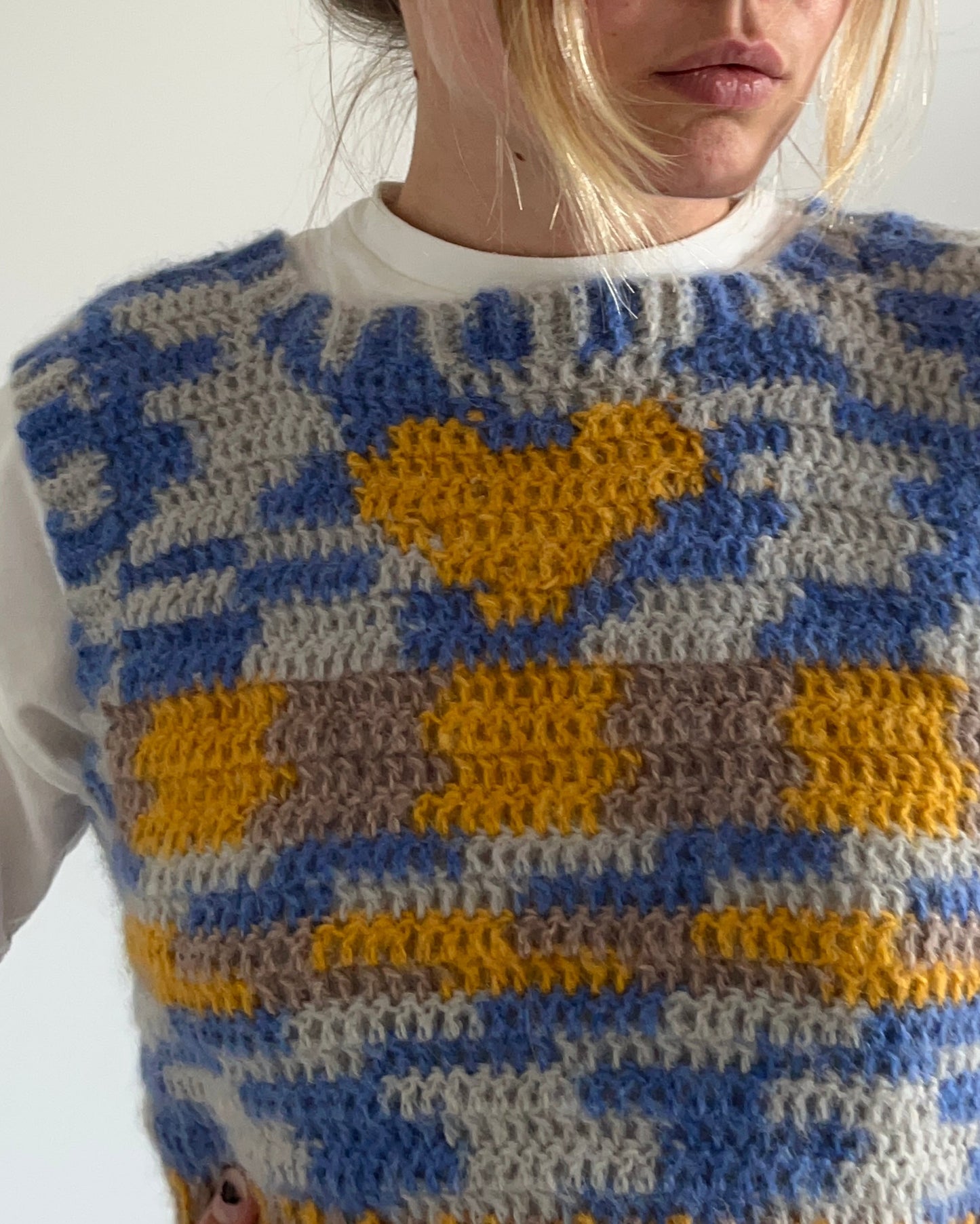Alpaca vest - Crochet Pattern (PDF)