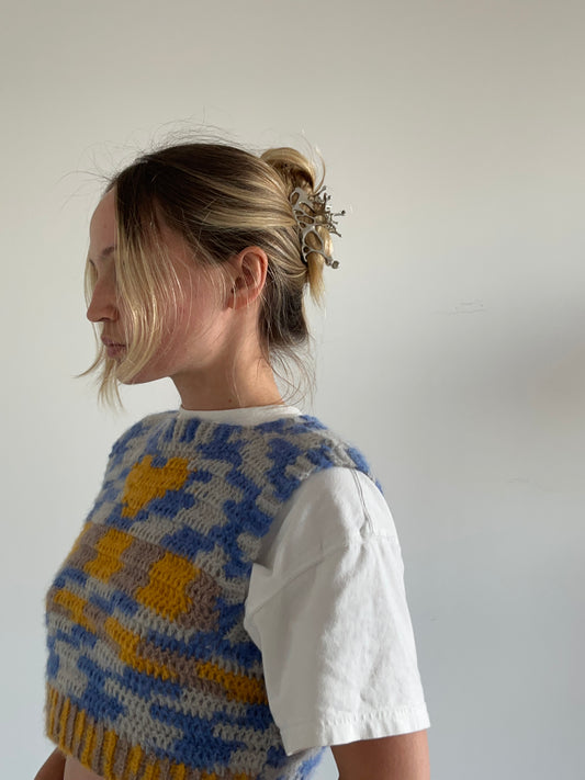 Alpaca vest – Crochet Pattern (PDF)